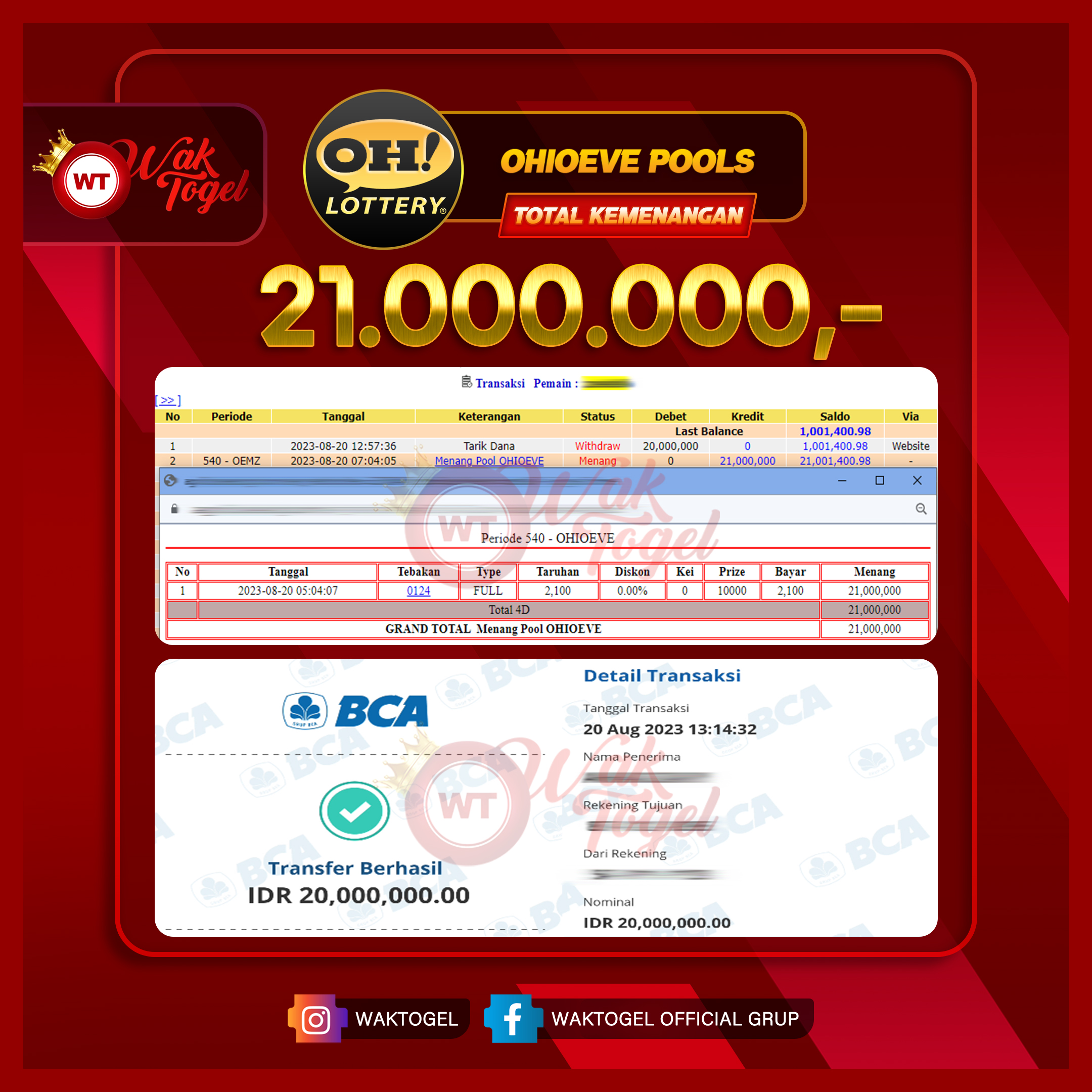 BUKTI PEMBAYARAN TOTOMACAU WAKTOGEL