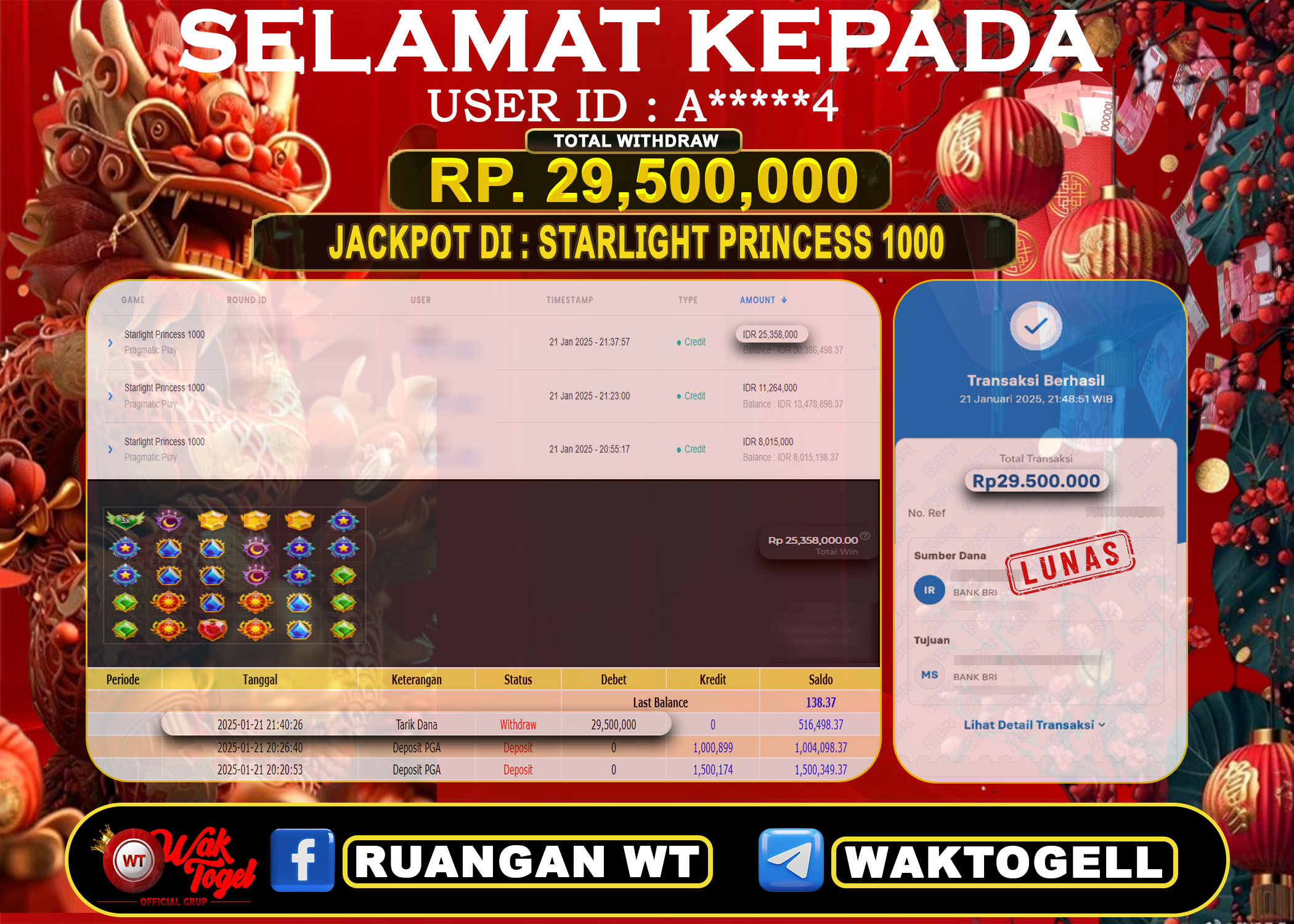 BUKTI PEMBAYARAN SLOT WAKTOGEL