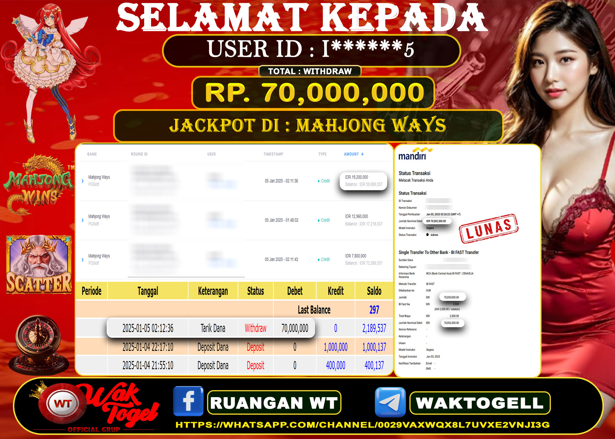 BUKTI PEMBAYARAN SLOT WAKTOGEL