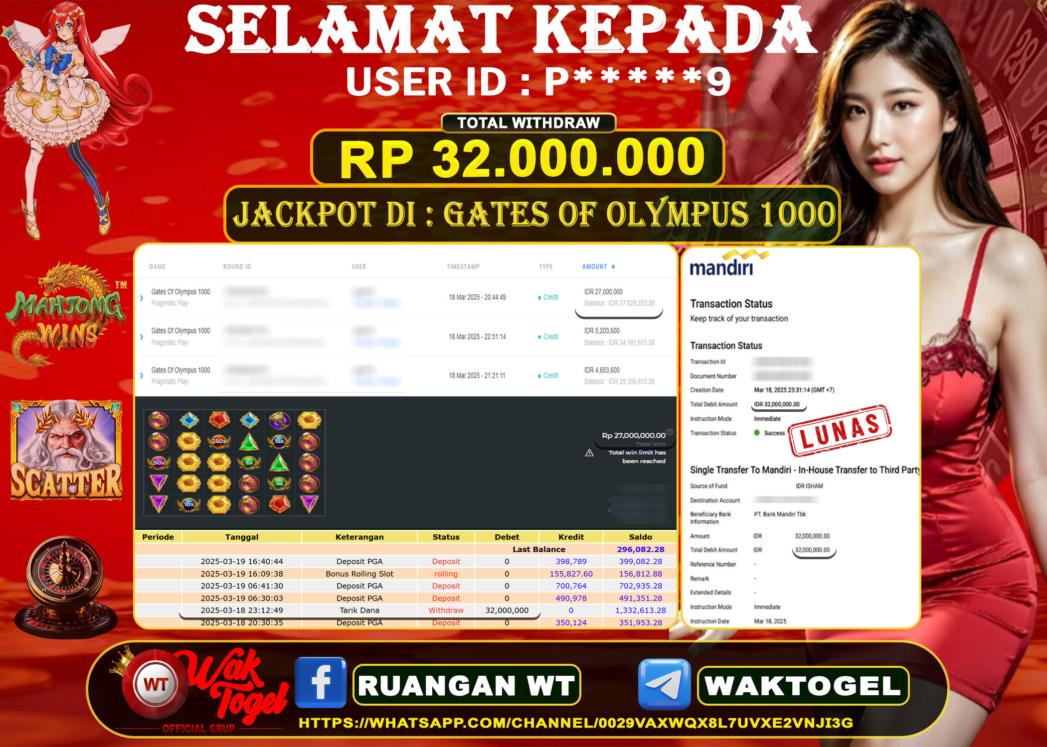 BUKTI PEMBAYARAN SLOT WAKTOGEL