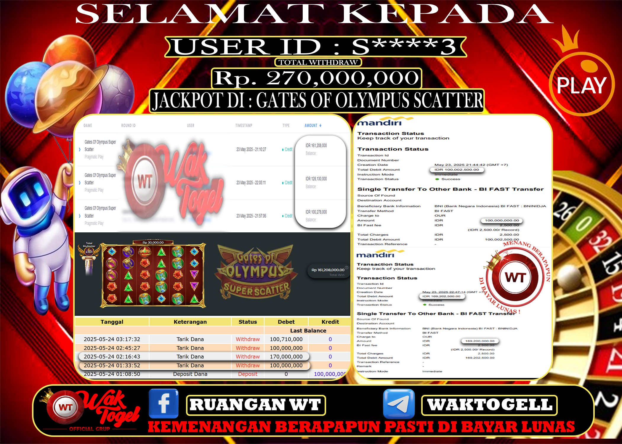 BUKTI PEMBAYARAN SLOT WAKTOGEL