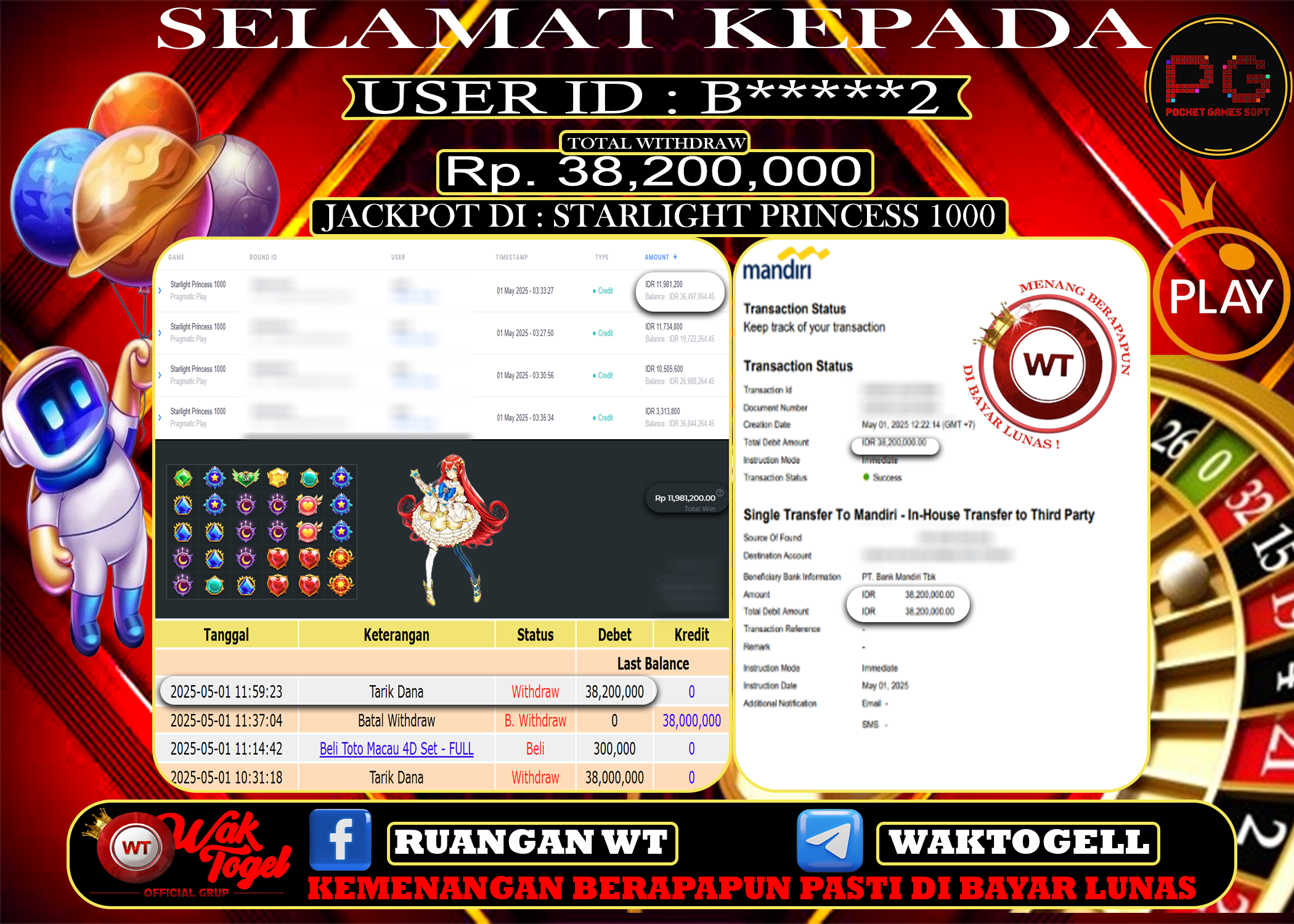 BUKTI PEMBAYARAN SLOT WAKTOGEL