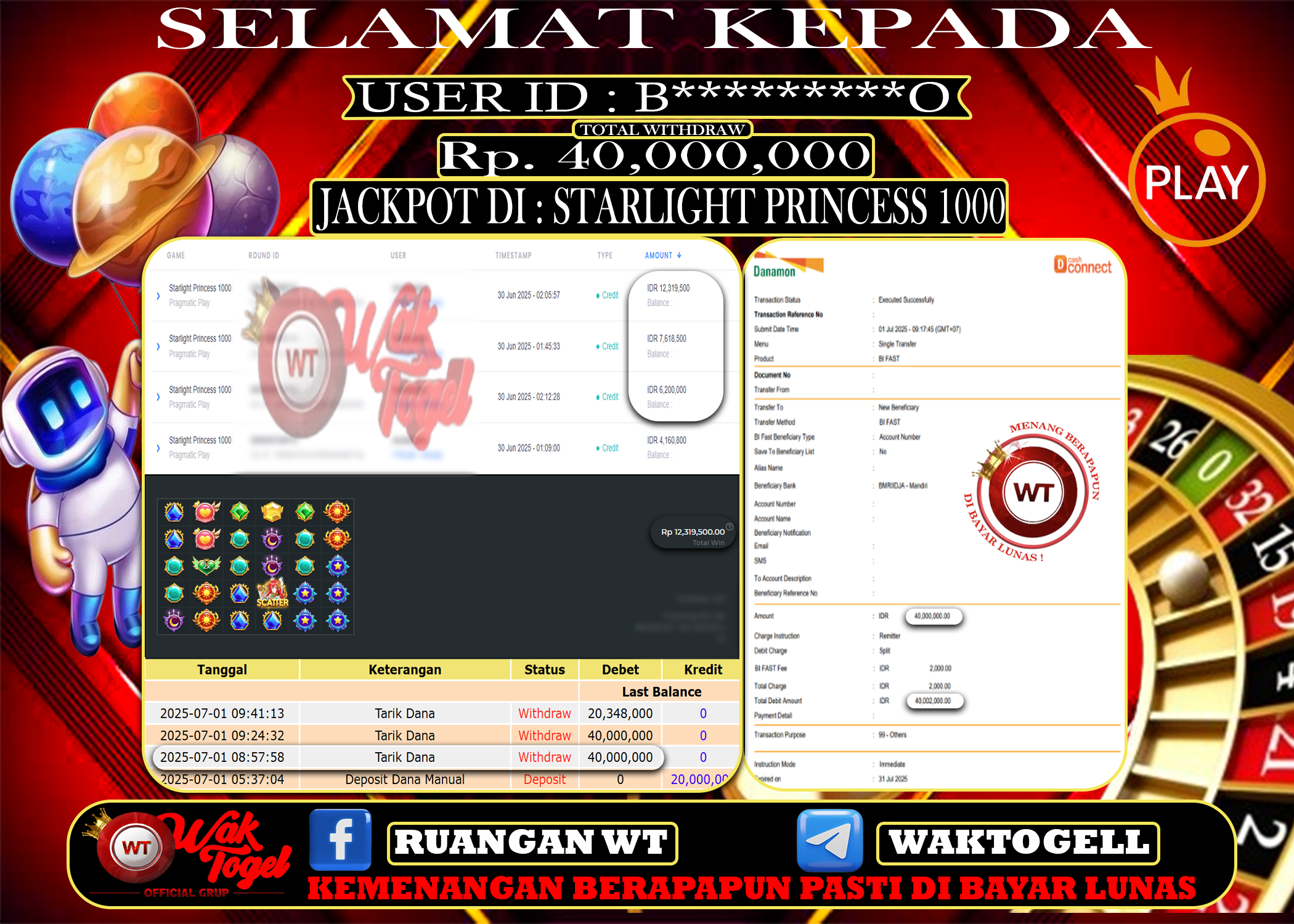 BUKTI PEMBAYARAN SLOT WAKTOGEL