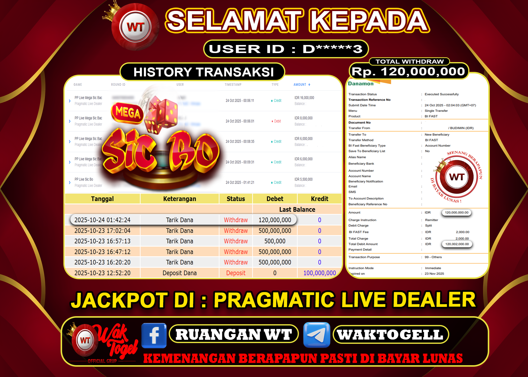 BUKTI PEMBAYARAN SLOT WAKTOGEL
